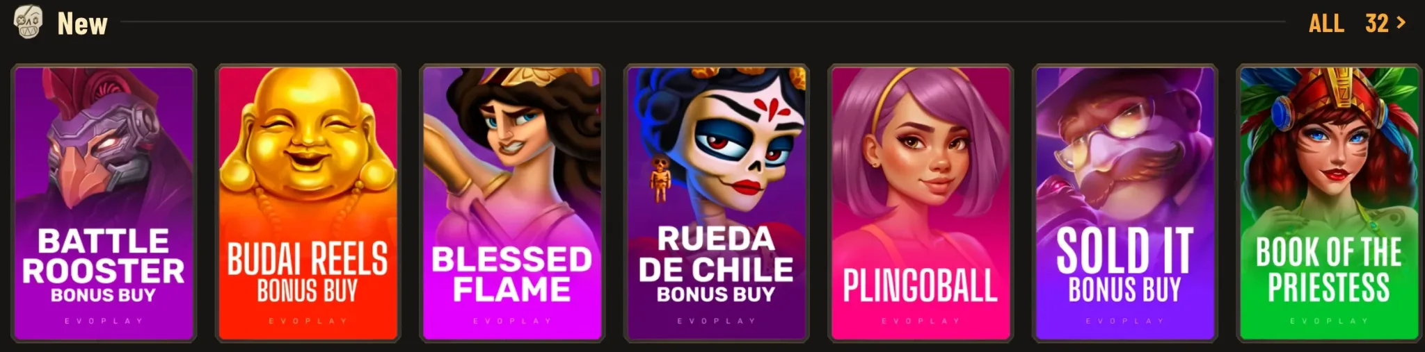 Westio Casino slot game collection banner